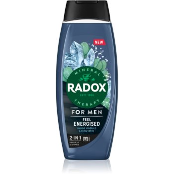 Radox Feel Energised Gel de duș pentru bărbați 2 in 1 - imagine 2